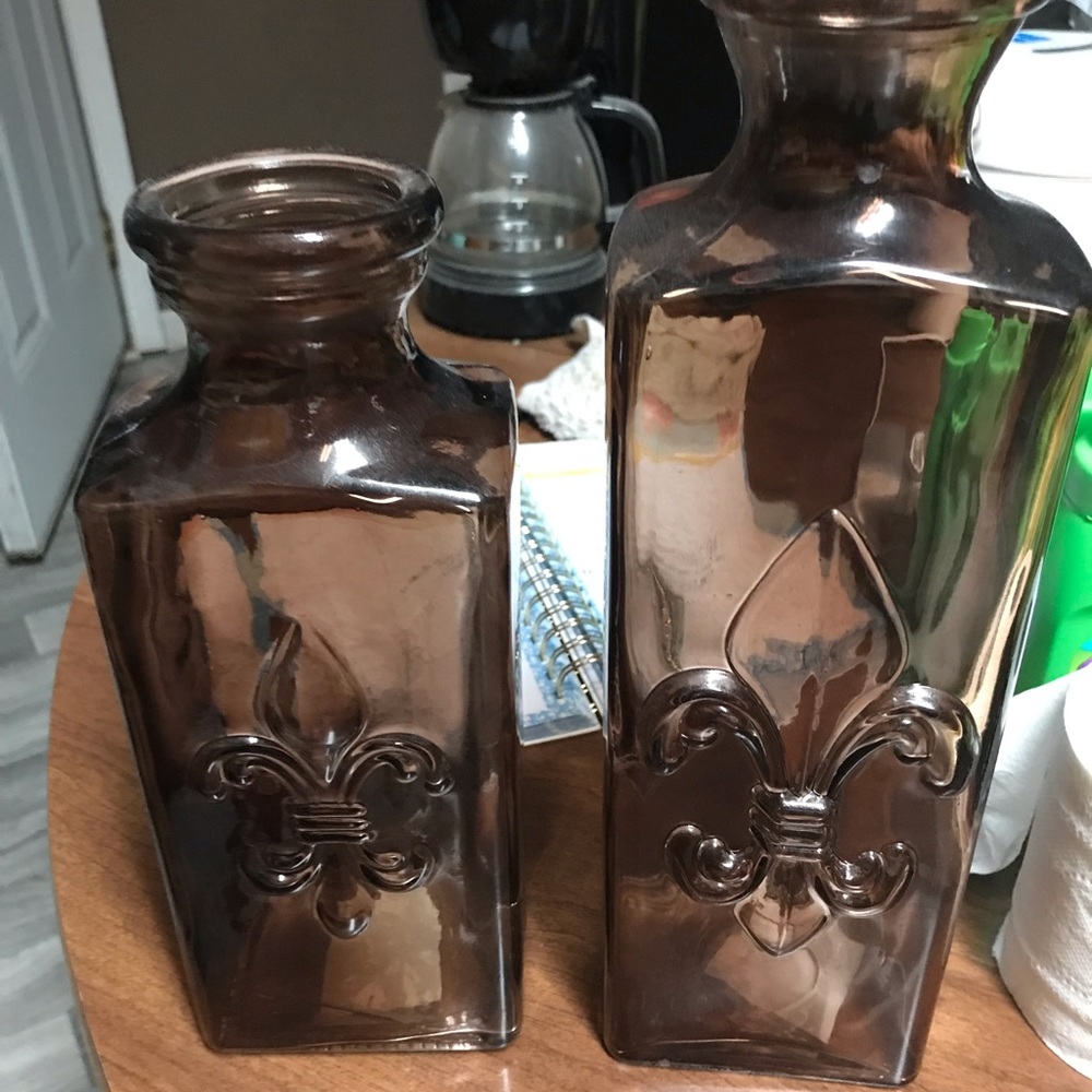 Beautiful brown vases